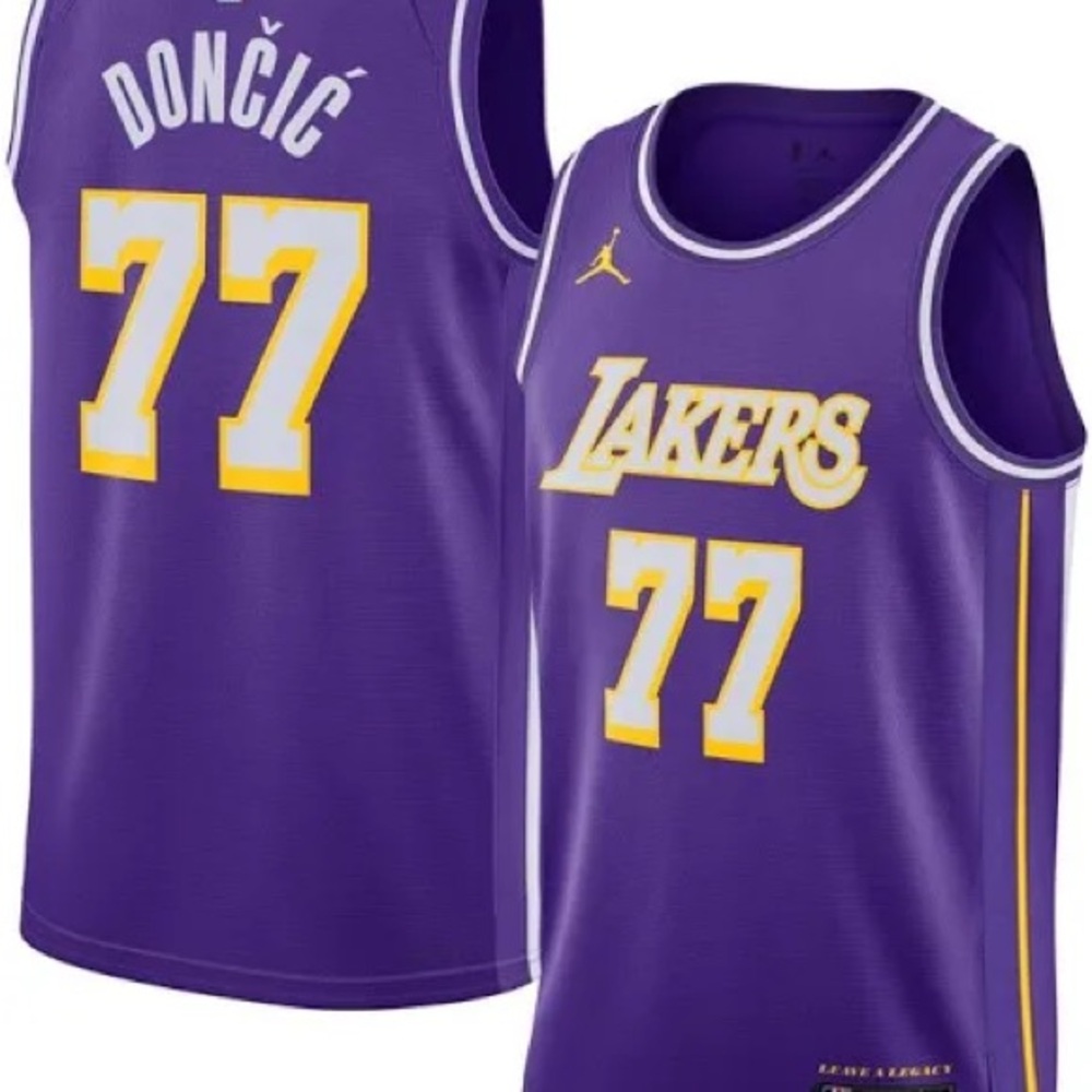 Purple LA Lakers Luka Dončić Jersey
